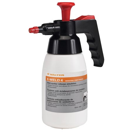 Walter 53L108 E-WELD 4 Refillable Industrial Pump Sprayer Bottle 900ml / 30.4 fl. oz.